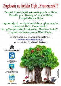 plakat_dąb_Franciszek Hel
