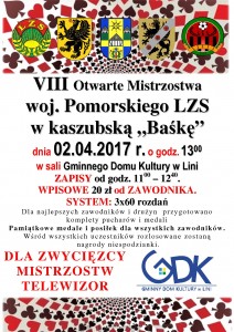 plakat kaszubska Baśka 2017 wojewódzka