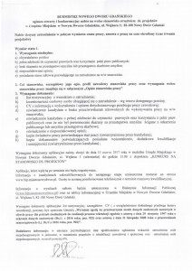 wolne stanowisko urzędenicze