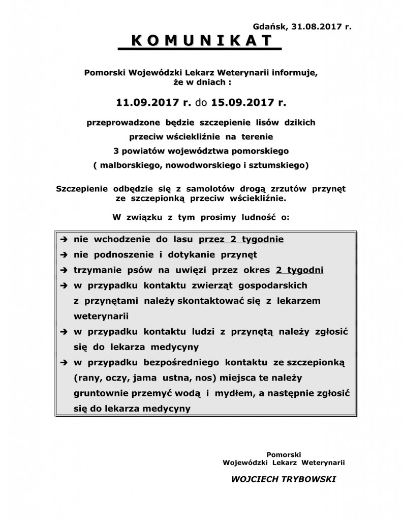 Komunikat jesien 2017_lisy